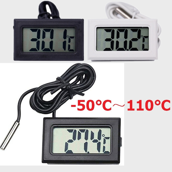 Mini LCD Digital Thermometer Fridge Freezer Thermometer for Fish