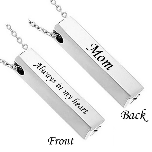 Personalized Dad Mom Urn Pendant 