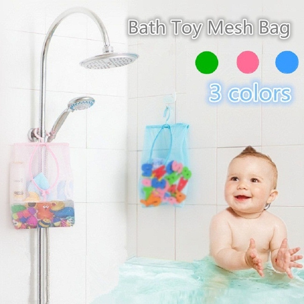 Baby Bath Toy Organizer Bathroom Bathtub Mesh Net Storage Bag