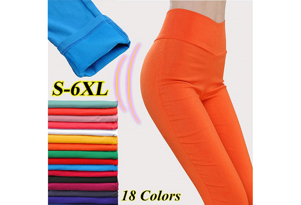 Seamless Legging Women Yoga Pants Sports Clothing Solid High Waist Pants  Workout Orange Leggings Ladies Fittness Yoga Leggings