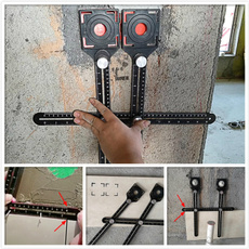 glasspunchingtool, multifunctionalruler, Aluminum, ruler