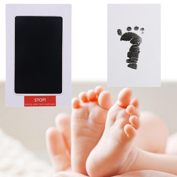 1PCS No-Mess Ink Baby Handprint And Footprint Ink Pads Paw Print Ink Kits  for Newborn Boys Girls And Pets Baby Shower Gift KFN