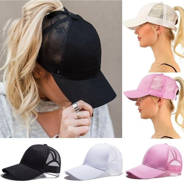Fashion Sports Ponytail Baseball Cap 