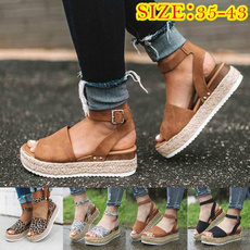 Chaussures, wedge, Sandals, Womens Shoes