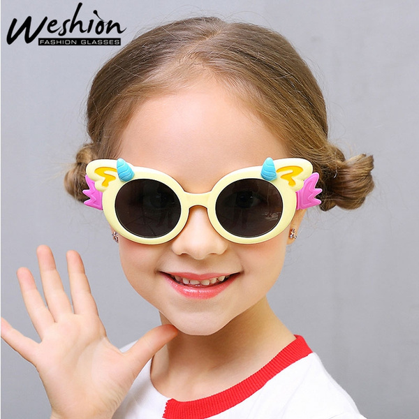 Kids Sunglasses 2019 Polarized Baby Glasses Colorful Cartoon Eyeglasses  Girls Shades For Boys Girls With Case UV400 | Wish