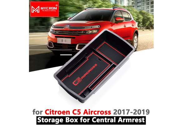 Armrest Box Storage for Citroen C5 Aircross 2017 2018 2019 Stowing Tidying  Car Organizer Internal Accessories C5-Aircross