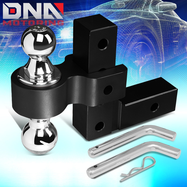 DNA Motoring HITCH-ALU-001-BK Aluminum 6