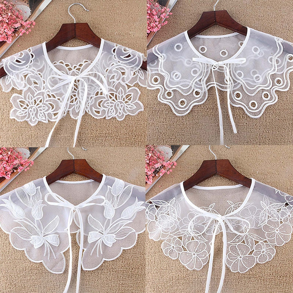 lace collar shirt