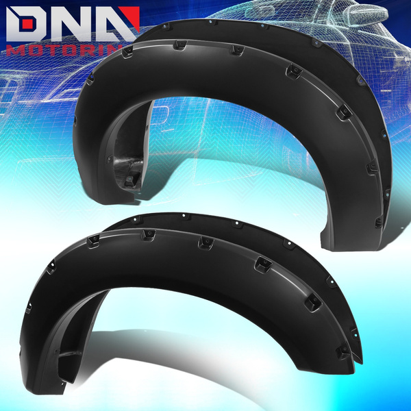 FOR 2011-2016 FORD F250 F350 SUPER DUTY 4PCS POCKET STYLE WHEEL FENDER FLARES
