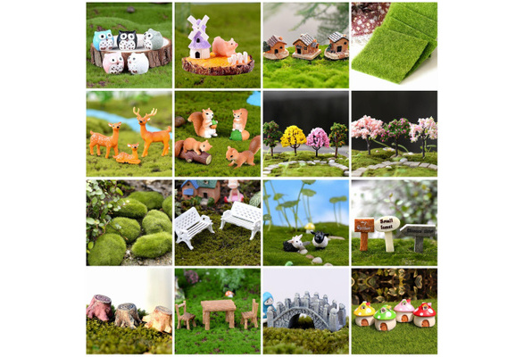 Miniature Fairy Garden Balloon Dollhouse Craft Plant Pot Ornament Decor Toy VGHV 