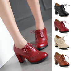 Square, Lace, Womens Shoes, patent