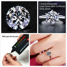 moissanite, Women Ring, labdiamondring, jewelrydiymaking