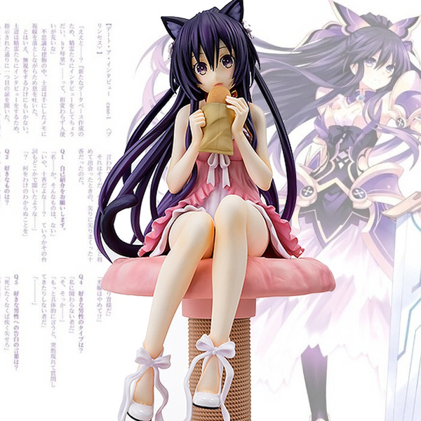 Anime Date A Live Tokisaki Kurumi Nekomusume Nightmare Action Figure 23cm Wish