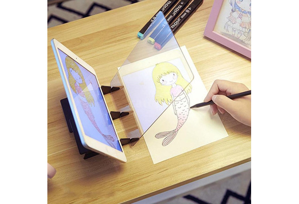 Portable Optical Tracing Board Copy Pad Panel Crafts Painting Art Drawing N7W6 