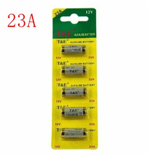 23A 5pcs / set 12V battery remote alarm doorbell battery alkaline toy battery 