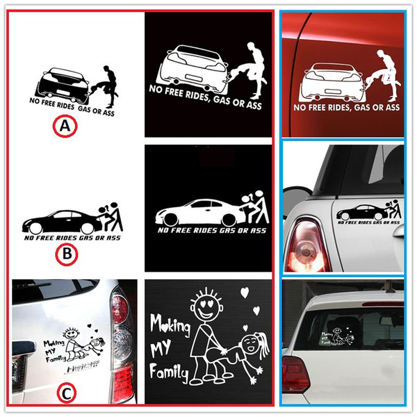 Details about   Booty Patrol Funny Humor Car Truck Van Import Domestic Vinyl Decal Sticker