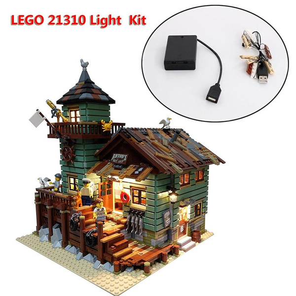lego fishing store lights
