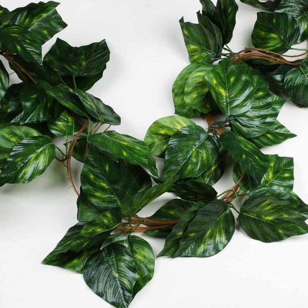 New 7.5ft Artificial Plastic Ivy Leaf Garland Plant Home Wedding Party Decor 