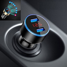 High Quality 3.1A Dual USB Car Charger 2 Port LCD Display 12-24V Cigarette Socket Lighter for You
