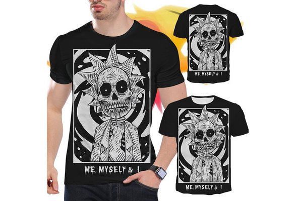New Fashion Rick and Morty Skull Unisex Hoodie S/5XL | Wish