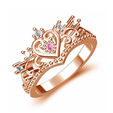 Couple Rings, crown, Fashion, Love