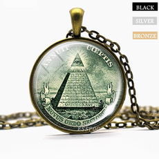 pyramid, eye, Jewelry, Get