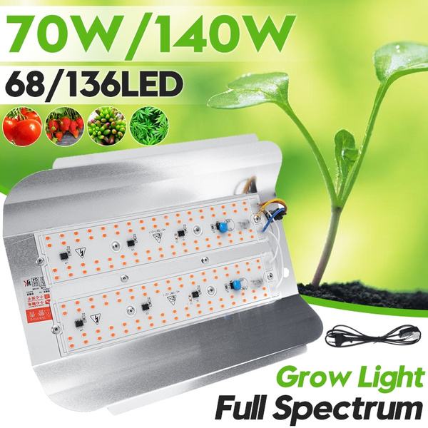 70W/140W LED Grow Light Full Spectrum Growing Lamp For Hydroponic Indoor 