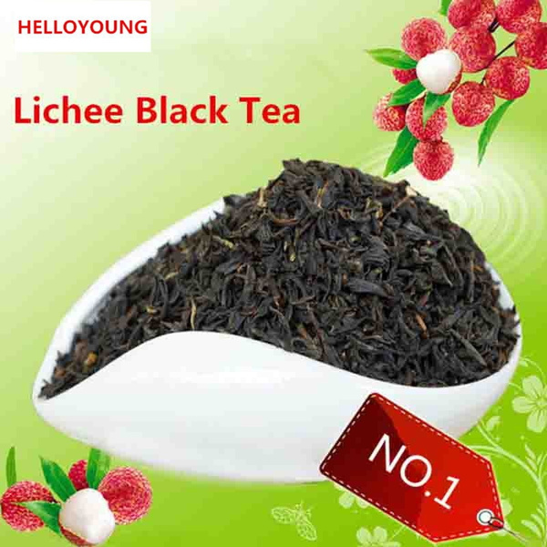 Grade 200g Lichee Black Tea Lychee taste Losing Weight Fruit Black Tea