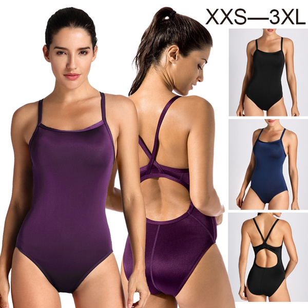 Womens Bathing Suits Athletic One Piece Swimsuit Sport Training