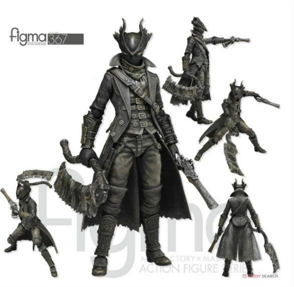 New Figma 367 Bloodborne Hunter PVC Action Figure Toy Gift Collectibles In Box