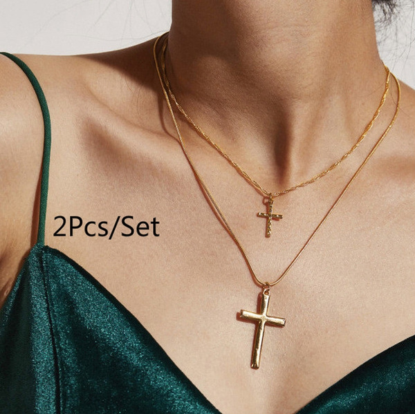 Cross necklace deals set