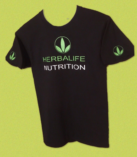 Unisex Herbalife Nutrition Logo Black T Shirt Tops Tee Wish