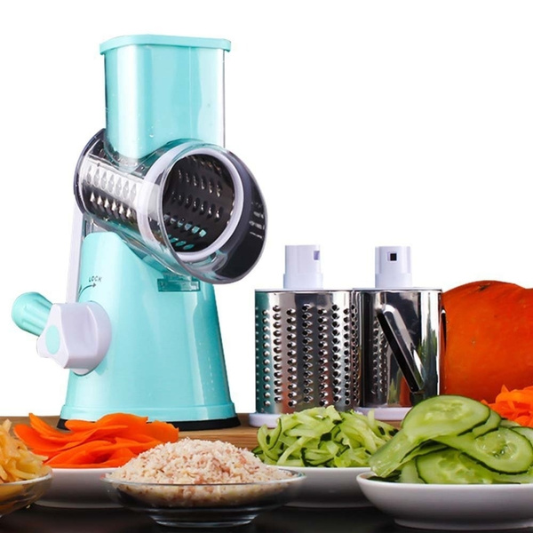 Manual Vegetable Cutter Slicer Multifunctional Round Mandoline