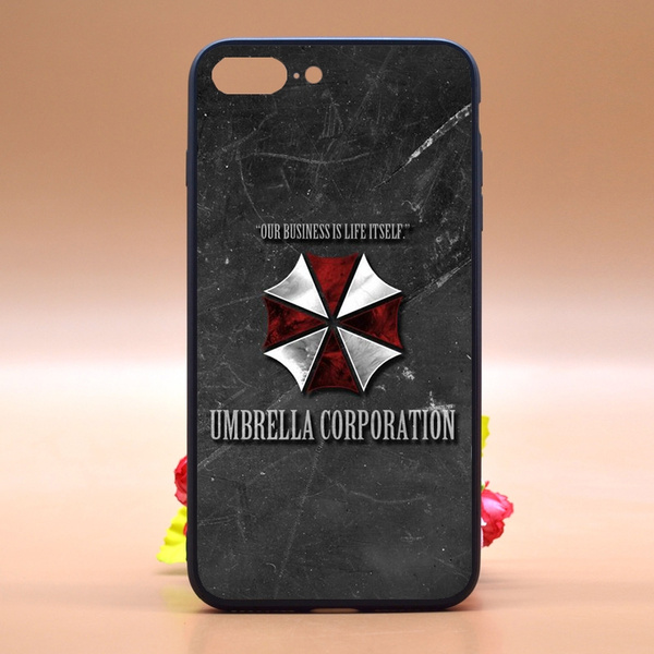 Resident Evil Phone Case,Design Handy Wallpaper Umbrella Corporation TPU+PC  Phone Case Cover for IPhone/Samsung/Huawei