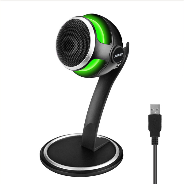 Computer Microphone,Aokeo Storm Professional USB Studio Condenser Games Microphone for Chatting/Skype/YouTube/Recording/Gaming/Podcasting for iMac PC Laptop MacBook Playstation