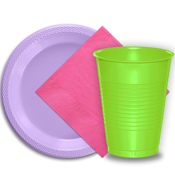 Bright Pink 12oz Plastic Cups | 50ct