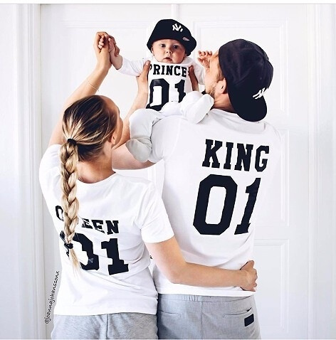 King Queen Princess Prince T-Shirts 