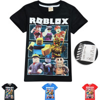 Roblox T Shirt Children Summer Boys Girls Kids Short Sleeve T Shirts Roblox Print Tee Tops Baby Costume Wish - roblox chicas tshirts roblox