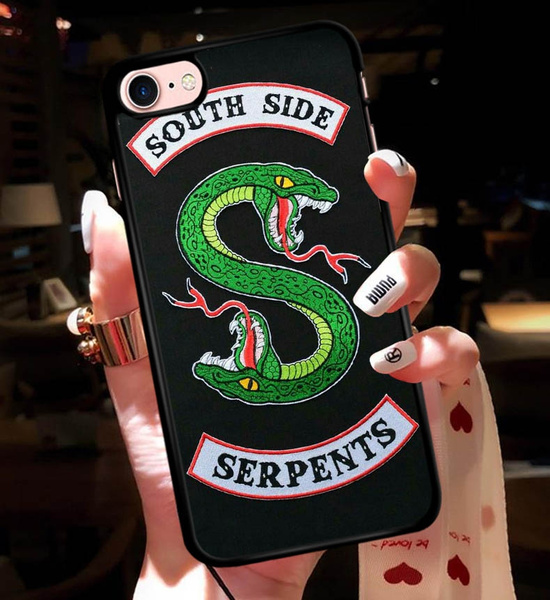 Southside Serpents Print Phone Case Design Riverdale Hard Cover For Samsung Galaxy S3 S5 S6 S7 ...