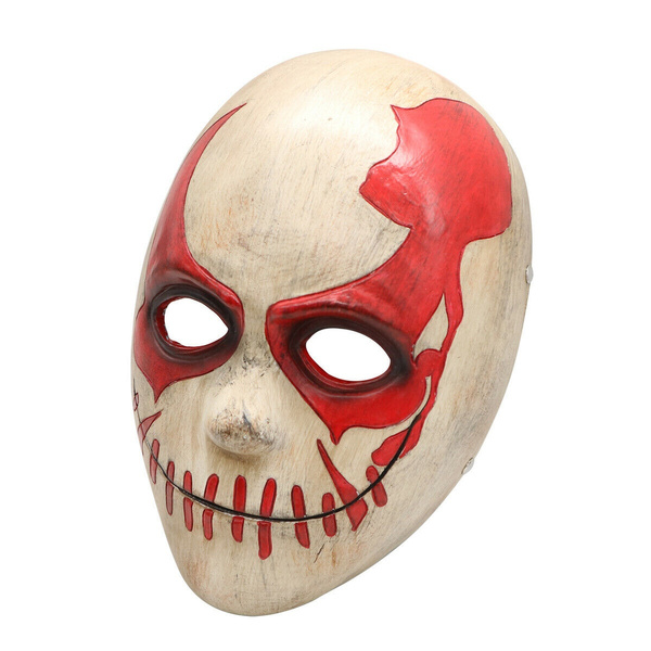 The Purge Mask Movie Anarchn Horror mask Killer Halloween Party Clown Mask Resin 