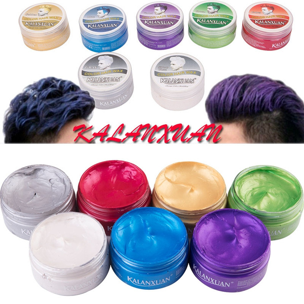 KALANXUAN Unisex Disposable Hair Dye Wax Dye Temporary Hair Dye | Wish