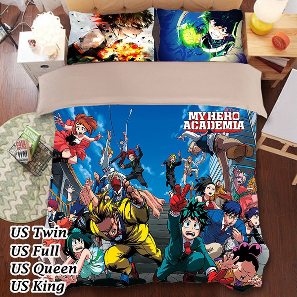 my hero academia bed cover