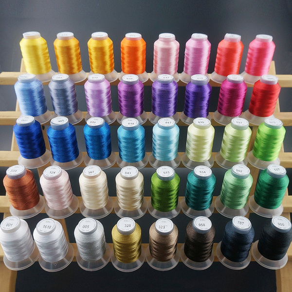 New Brothread 500M Polyester Embroidery Machine Thread Kit - 40