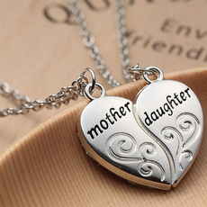 Heart, Chain Necklace, daughter, Love