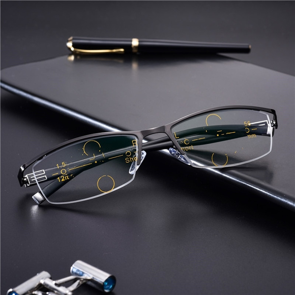 Mincl 2019 Half Frame Progressive Multifocal Reading Glasses Presbyopia Hyperopic Reading