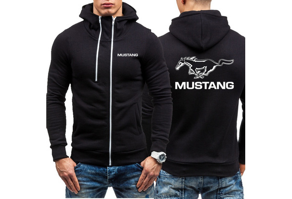 Ford Mustang Hoodies Jacket Winter Mans Unisex Casual Liner Man Coat Mustang