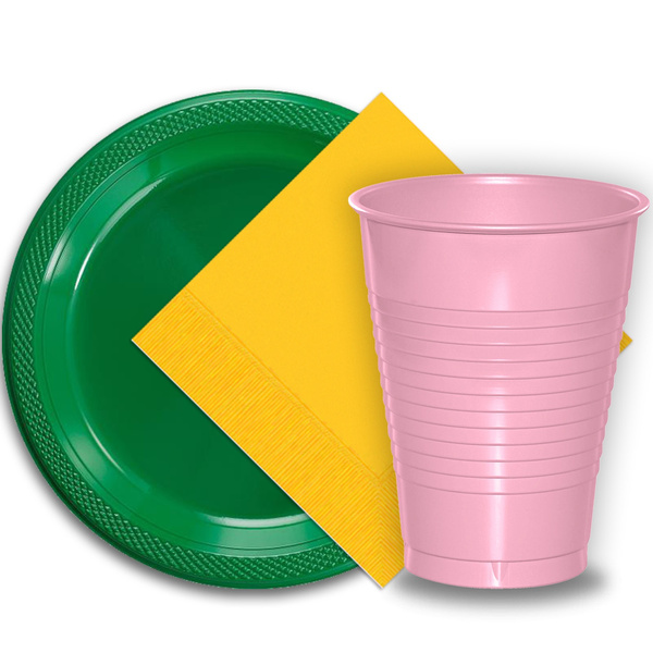 Unique Disposable Paper Cups, 12oz, Emerald Green