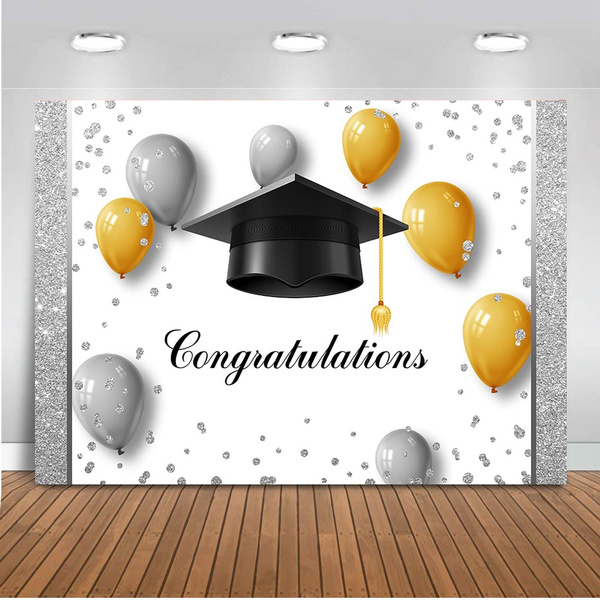 congratulations backdrop for Photography Graduation 2019 Party ...