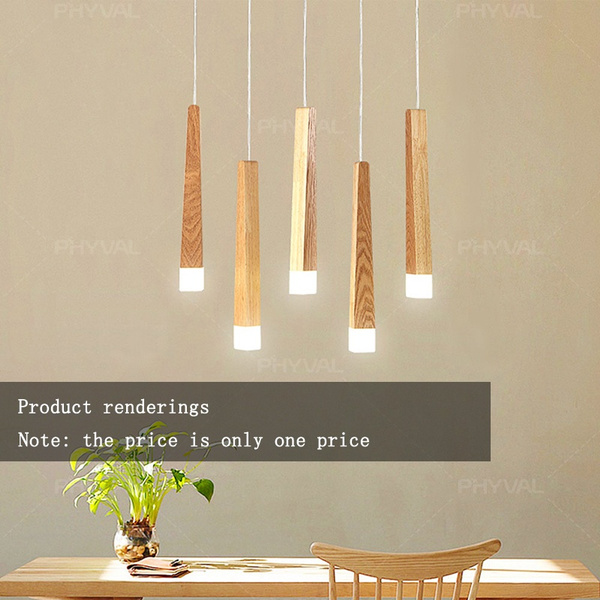 modern wood chandelier
