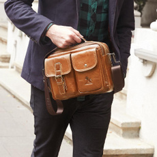 Shoulder Bags, shouldercrossbodybag, genuine leather bag., Mens Accessories